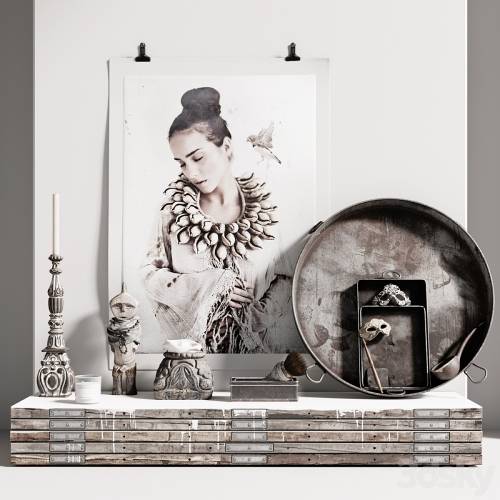 '3dsky Pro - AVE Paulina Arcklin Decorative Set'