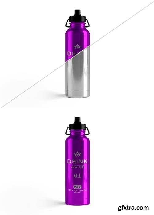 Stainless Steel Water Bottle Mockup for Branding 1703816126