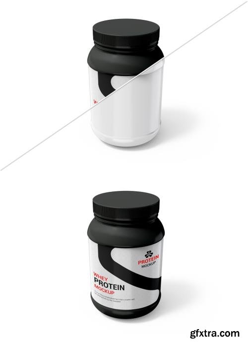 Protein Powder Supplement Jar Mockup 1703812591