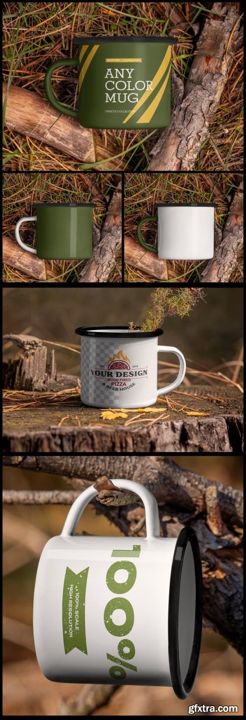 Outdoor Enamel Mug Mockup For Branding Presentation 1692476074