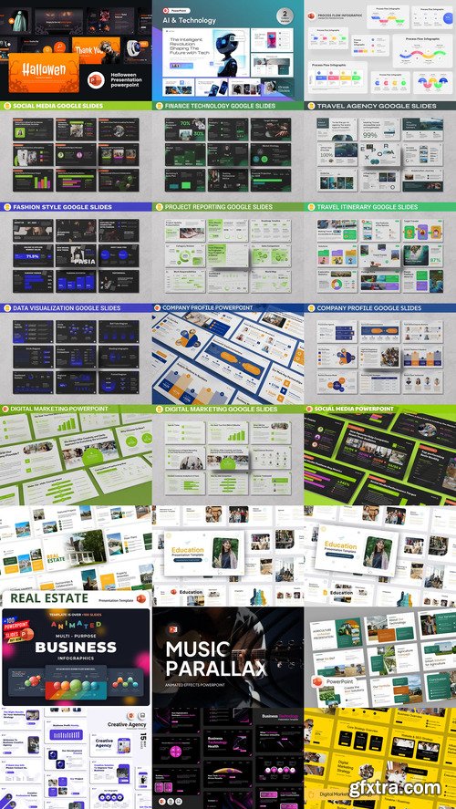 24 PowerPoint Templates Bundle 39