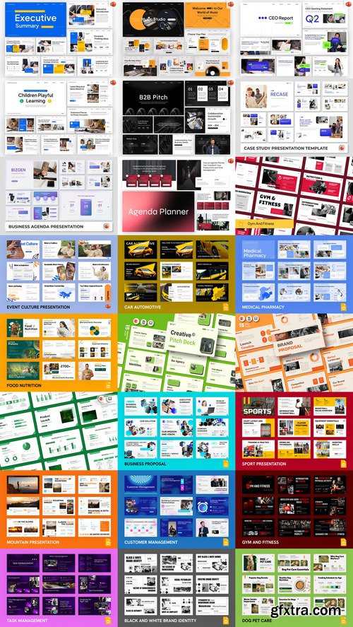 24 PowerPoint Templates Bundle 40