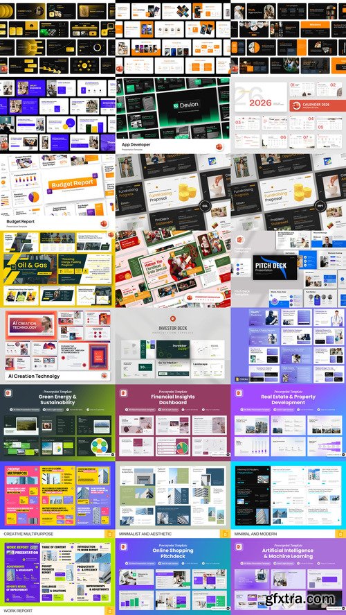 24 PowerPoint Templates Bundle 44