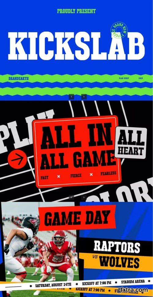 Kick Slab Serif Font