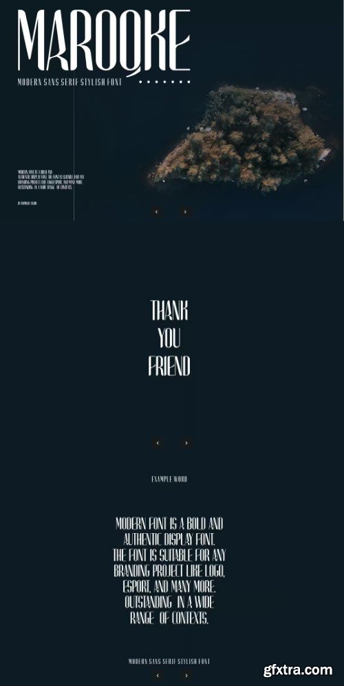 Maroqke - Modern Stylish Font