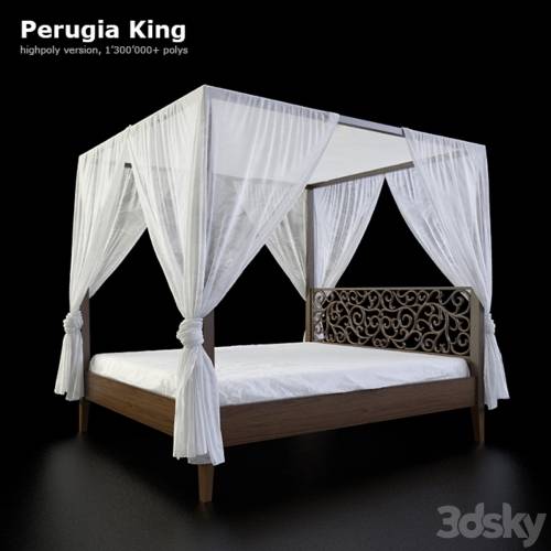 '3dsky Pro - Canopy bed Perugia King'