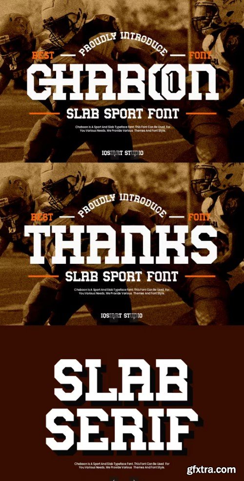 Chaboon - Slab Sport Font