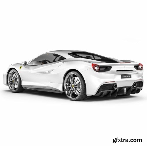 Renderhub - Ferrari 488 GTB 2016 3d Model