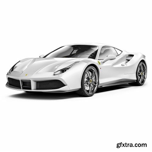 Renderhub - Ferrari 488 GTB 2016 3d Model