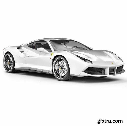 Renderhub - Ferrari 488 GTB 2016 3d Model
