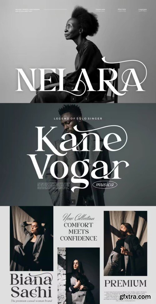 Creativemarket - Nelara || Modern Classy Serif Font