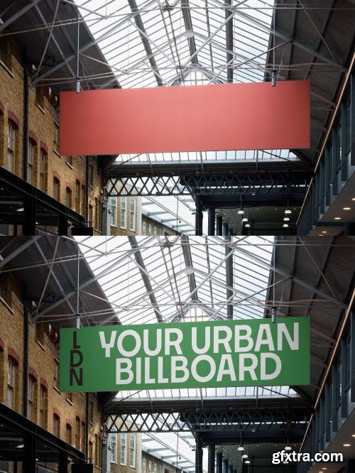 Billboard Mockup Design in Urban London Space 1705890430
