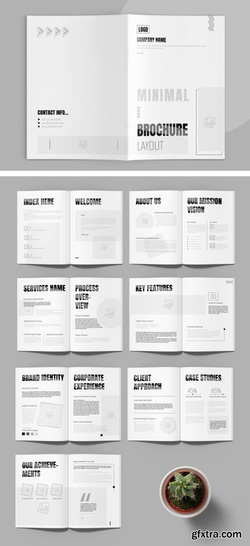 Minimal A4 Brochure Template Layout 1753111119