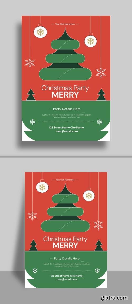 Merry Christmas Party Flyer Template Layout 1753111058