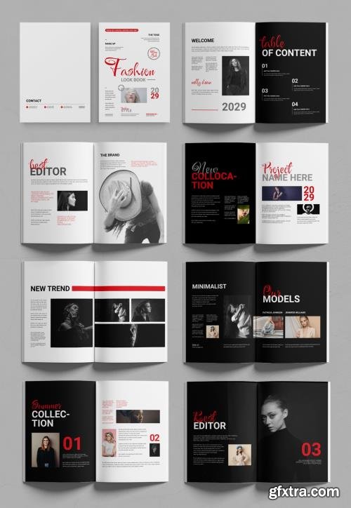 Fashion Look Book Design Template 1752641521