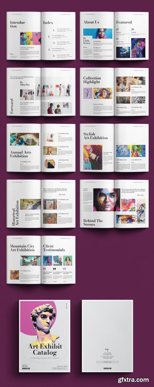 Art Gallery Exhibition Catalog Layout 1751681310