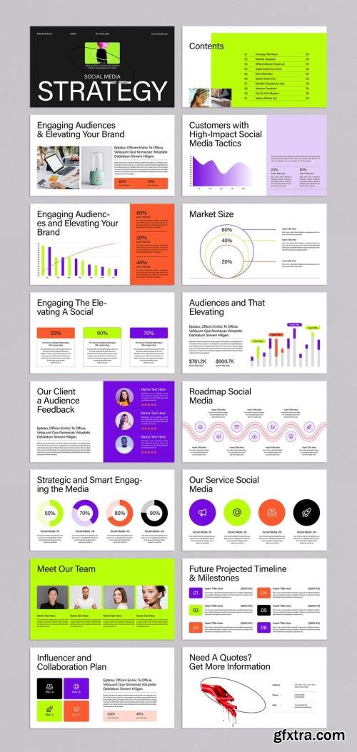Social Media Strategy Presentation Template 1750711258