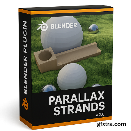 Gumroad - Parallax Strands v2.0 for Blender