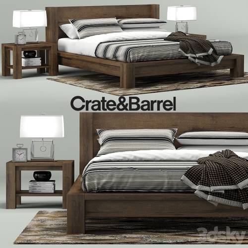 '3dsky Pro - Big Sur Bed Collection, Crate&Barrel'