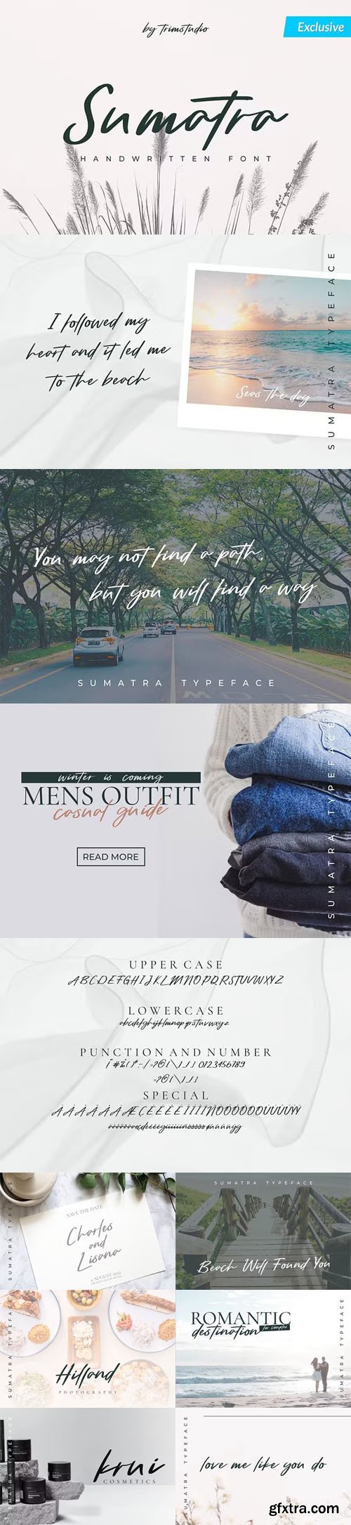 Sumatra - Beauty Handwritten Script Font