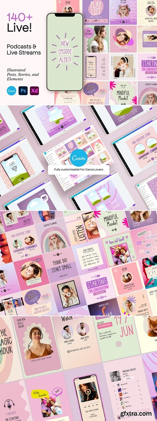 CreativeMarket - Podcast and Live Instagram Creator 6153856