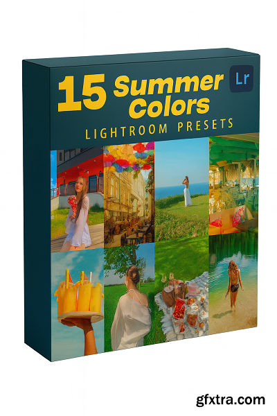 CreativeMarket - 15 Summer Colors Lightroom Presets 291636691