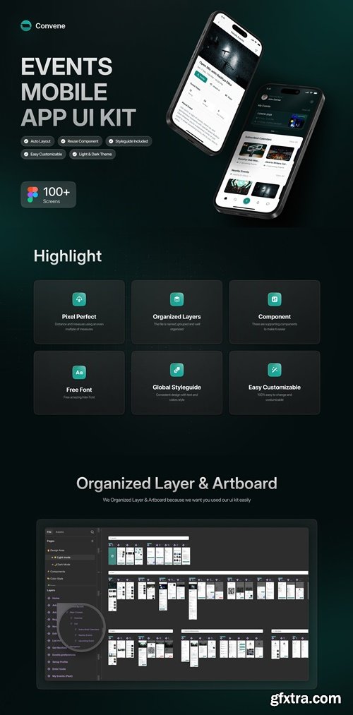 Events Mobile App UI Kit - Convene