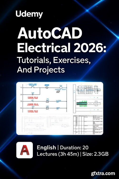 Udemy - Autocad Electrical 2026: Tutorials, Exercises, And Projects