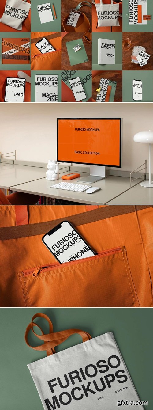 MockupCloud - Basic Branding Mockups Collection