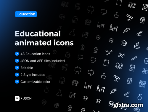 UI8 - Educational Animated Icons
