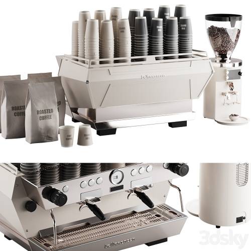 '3dsky Pro - 472 La Marzocco coffee machine & Mahlkonig coffee grinder kit'