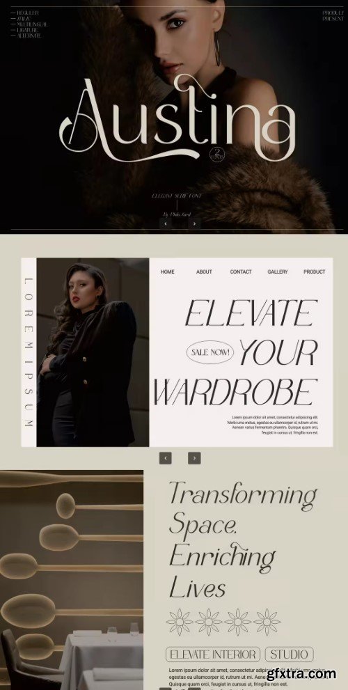 Austina - Elegant Serif Font