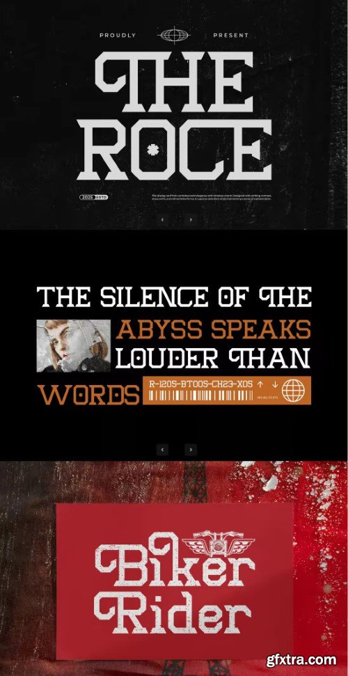 Creativemarket - Theroce || Modern Slab Serif Font