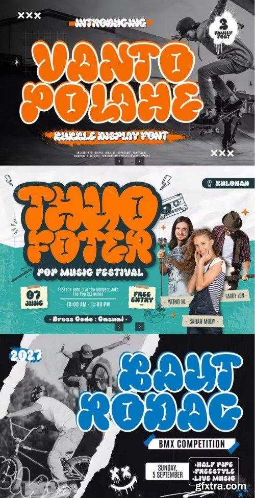 Creativemarket - Vanto Polahe - Bubble Fest Font