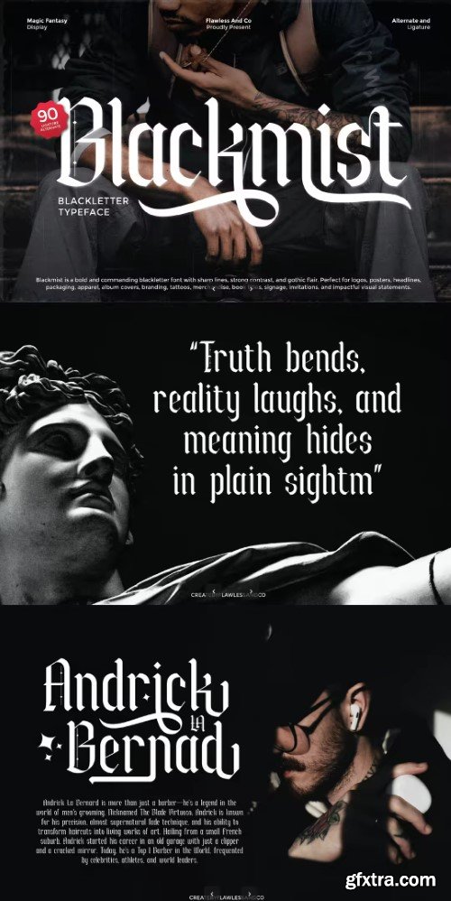 Blackletter Blackmist Font