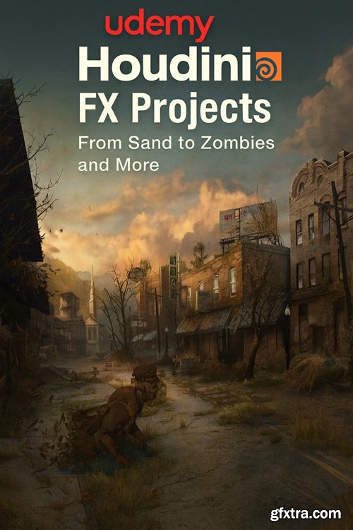Udemy - Houdini FX Projects: From Sand to Zombies and More