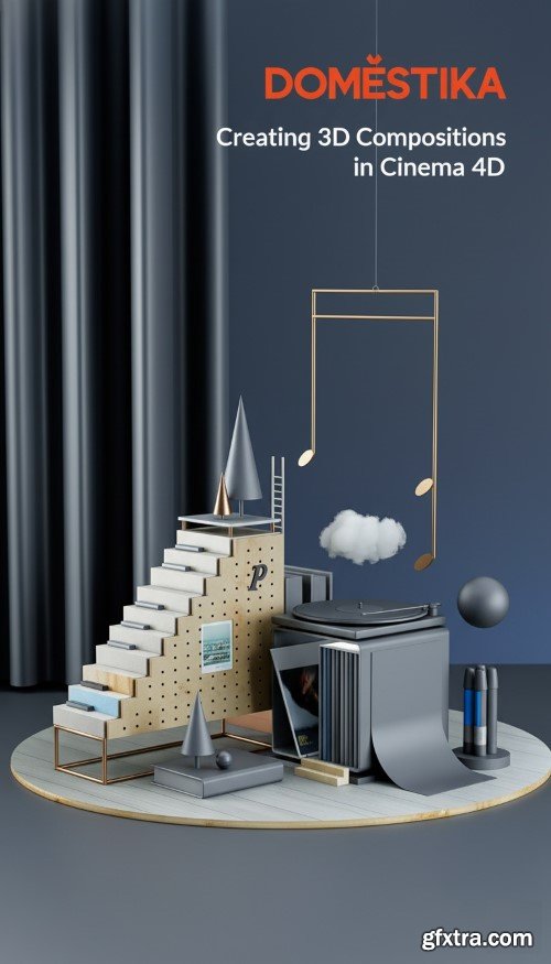 Domestika - Creating 3D Compositions in Cinema 4D