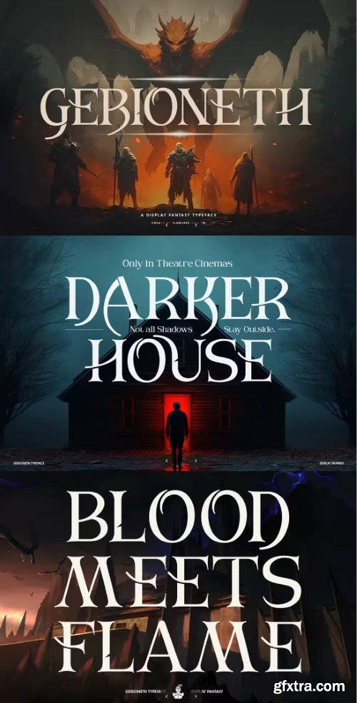 Creativemarket - Gebioneth Display Font