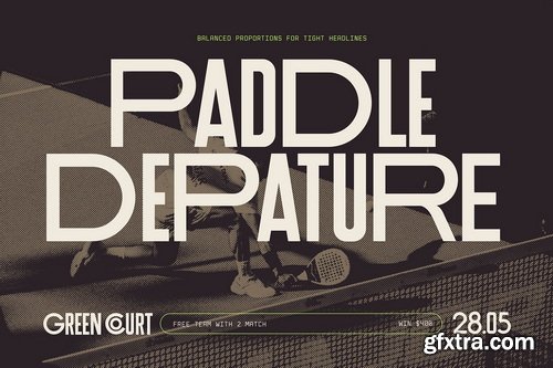 CreativeMarket - FOUN Modern Retro Condensed Font