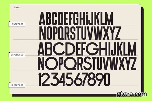 CreativeMarket - FOUN Modern Retro Condensed Font