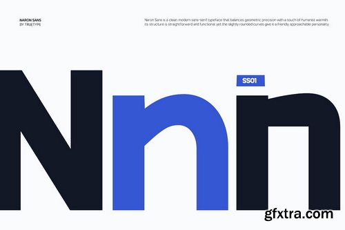CreativeMarket - TRT Naron Semi-Grotesque Sans - 8 Fonts