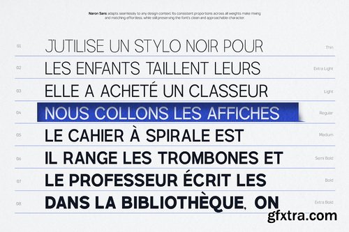 CreativeMarket - TRT Naron Semi-Grotesque Sans - 8 Fonts