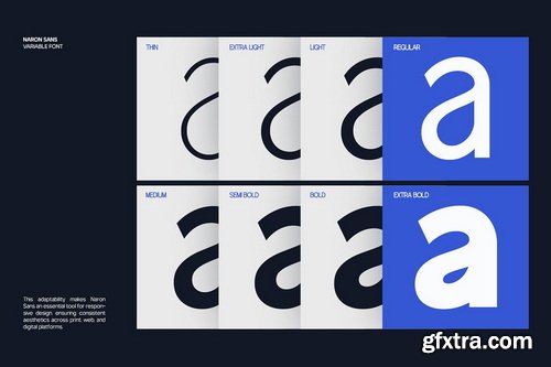 CreativeMarket - TRT Naron Semi-Grotesque Sans - 8 Fonts