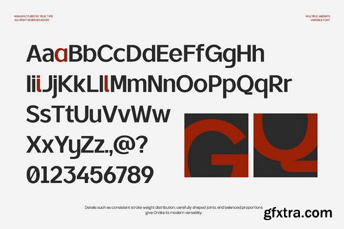 CreativeMarket - TRT Ontika Variable Sans Serif - 7 Fonts