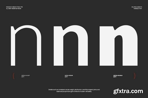 CreativeMarket - TRT Ontika Variable Sans Serif - 7 Fonts