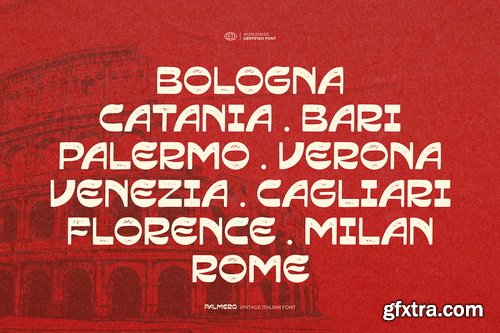 CreativeMarket - Palmero Vintage Italian Font - 2 Weights