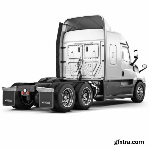 Renderhub - Freightliner Cascadia Xt Mid-roof 3d Model