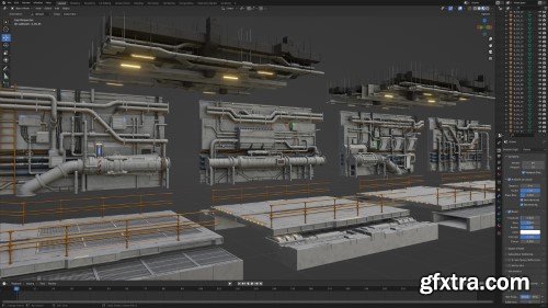 Artstation - Sci-Fi Architecture Panels Kit Vol 05