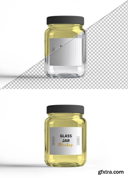 Glass Jar Mockup PSD 1688962965