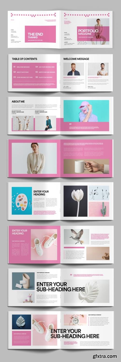 Modern Portfolio Magazine Template for Creative Professionals 1756801812